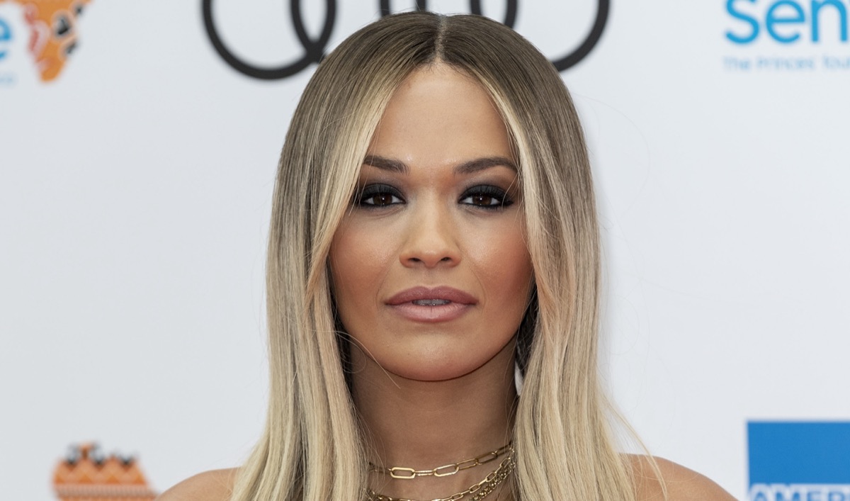 Rita Ora still manages to look gorgeous as she's pictured in gym