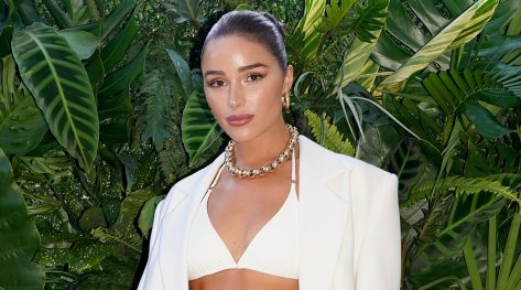 Olivia Culpo Shares New Bikini Photos From Beach in Greece