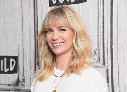 January Jones Shows Off Fit Figure In Vintage-Inspired Swimsuit 