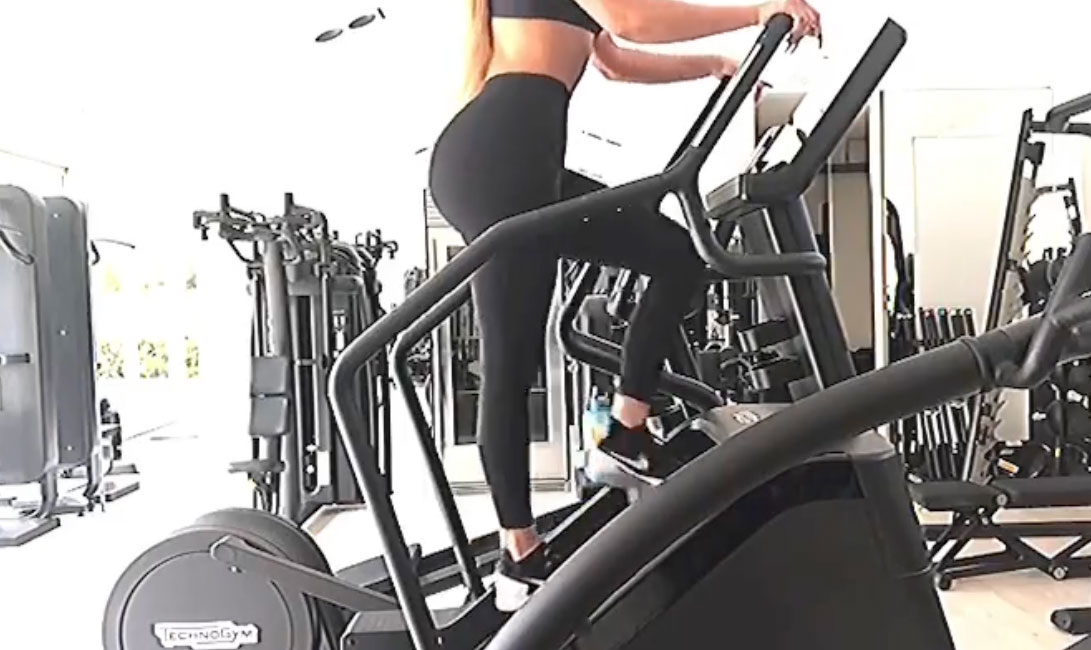 what kind of workout does khloe kardashian do