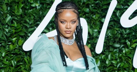 Rihanna Flaunts Curves in White Bikini and Thigh High Boots