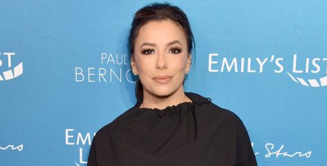 Eva Longoria’s Curves Are on Display in Bike Shorts and Crop Top