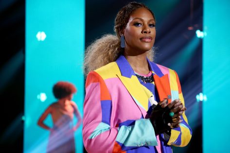 Laverne Cox in Bikini Is “Entertaining Offers”