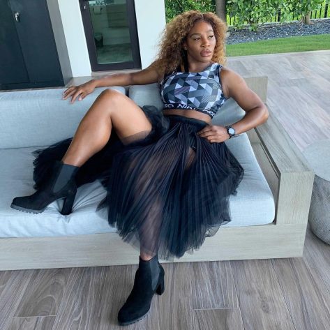 Serena Williams In Two-Piece Is “Switching Courts”