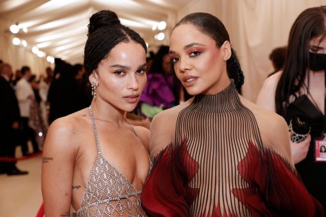 Zoe Kravitz Wows in Sheer Dress at Met Gala