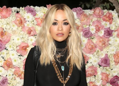 Rita Ora in Floral Swimsuit Shares “Smiles All Around” After Weekend