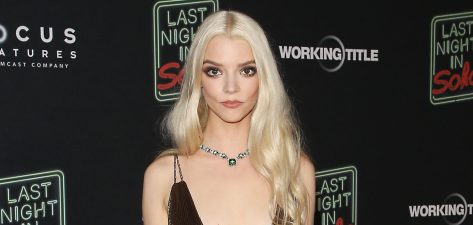 Anya Taylor-Joy in Tight “Catsuit” Promotes One Night in Soho