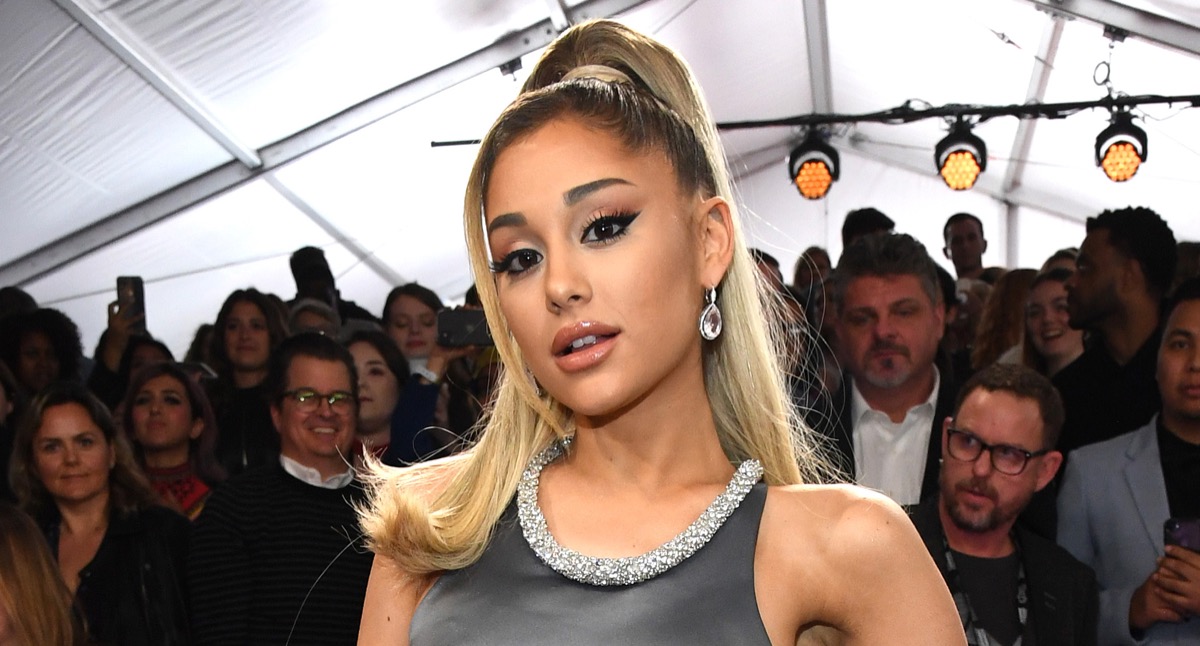 Ariana Grande Wears a Gravity-Defying Top from RUI