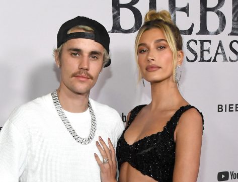 Justin and Hailey Bieber in Bathing Suits Celebrate Her Birthday 