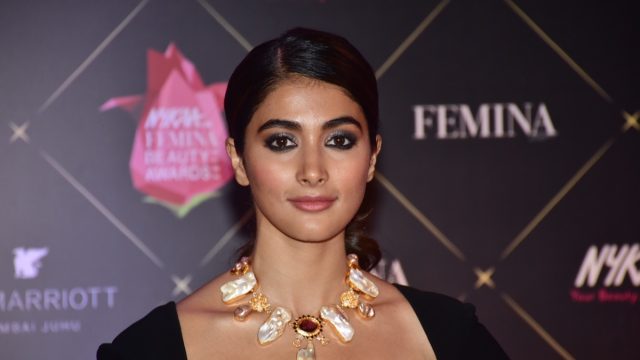 Indian film actress Pooja Hegde attend the Red carpet event