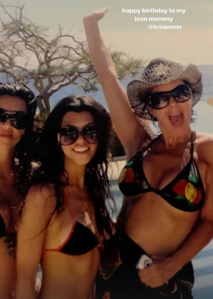 Kris Jenner in Bathing Suit Gets Birthday Wishes Celebwell