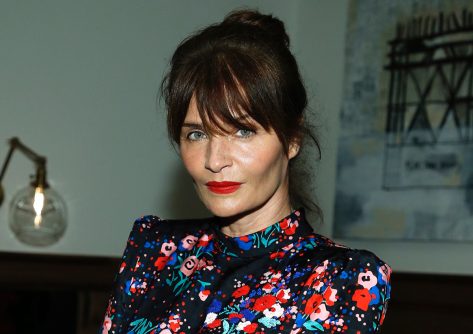 Helena Christensen in Bathing Suit Celebrates Xmas Birthday 