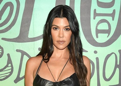 Kourtney Kardashian in Bathing Suit Flaunts Flat Abs