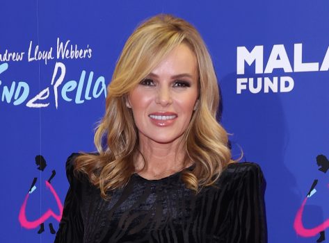 Amanda Holden in Bathing Suit Celebrates Boxing Day