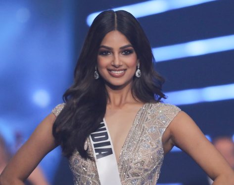 Miss Universe Harnaaz Sandhu in Bathing Suit Wins the Crown
