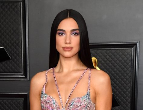 Dua Lipa in Bathing Suit Says “Goodbye 2021”