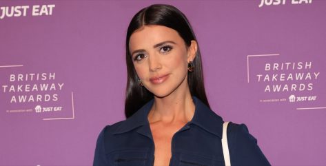 Lucy Mecklenburgh in Bathing Suit Poses With Her “Special Boy”