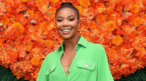Gabrielle Union in Bathing Suit Poses From Paradise