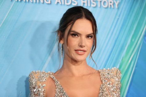 Alessandra Ambrosio in Bathing Suit Says Anchors Away