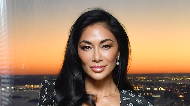 Empire State Building hosts Nicole Scherzinger of NBC's Annie Live! and FOX's The Masked Singer on Friday, November 12, 2021