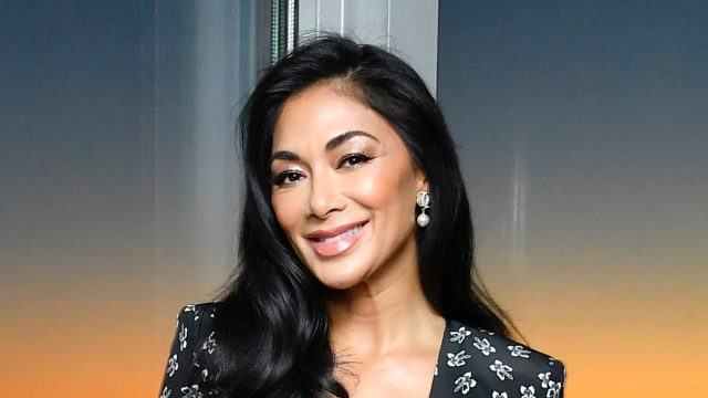 Empire State Building hosts Nicole Scherzinger of NBC's Annie Live! and FOX's The Masked Singer on Friday, November 12, 2021