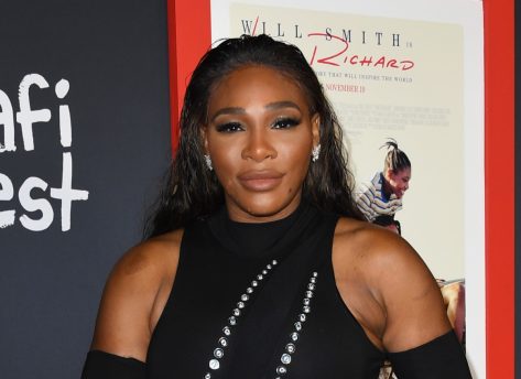 Serena Williams in Bathing Suit “Follows The Sun”
