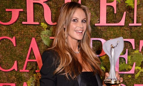 Elle Macpherson in Bathing Suit Catches Some “Last Rays”