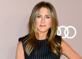 Jennifer Aniston Shows Off Natural Wavy Hair in Barefaced Selfie