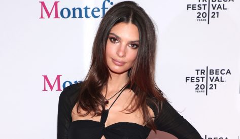 Emily Ratajkowski in Bathing Suit Says Happy Monday
