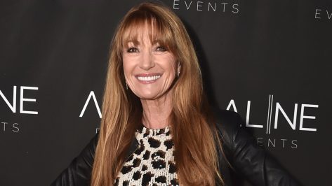 Jane Seymour in Bathing Suit Visits Elephant Sanctuary