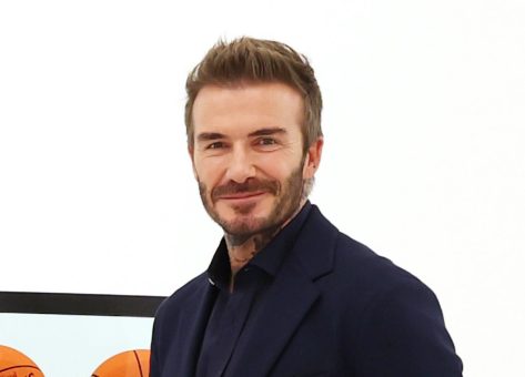 David Beckham in Bathing Suit Shows Off Six-Pack Abs
