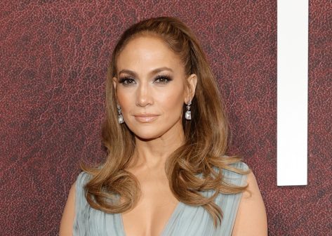 Jennifer Lopez in Bathing Suit Top Asks “Jacket or No Jacket!?”