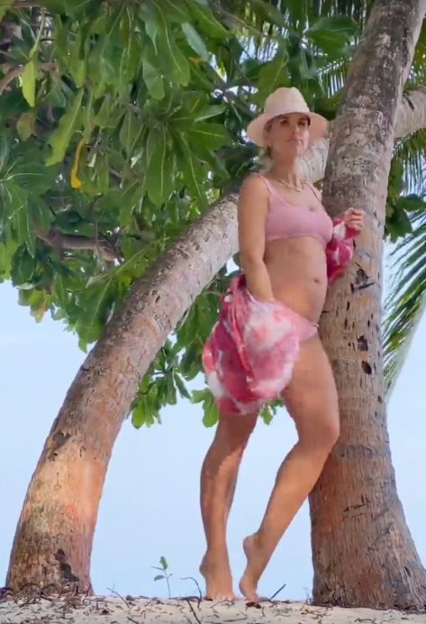 Podcast Host Vogue Williams In Bikini Shares Says “I’ve Counted Down The Days”