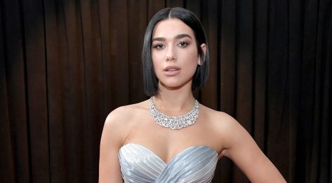 Dua Lipa in Bathing Suit Says “Eye C You”