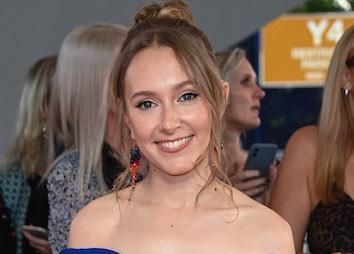 Rose Ayling-Ellis in Bathing Suit is “On the Hot Tub Boat”