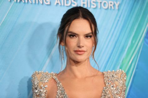 Alessandra Ambrosio in Bathing Suit Says “Happy Wednesday”