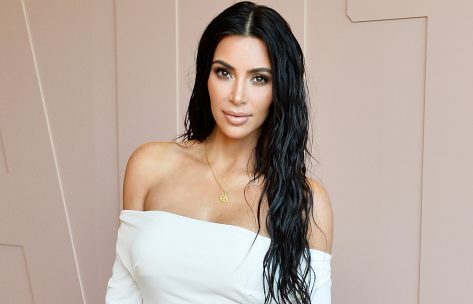 Kim Kardashian in Leather Looks “Just Like Magic”