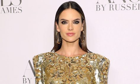 Alessandra Ambrosio in Bathing Suit is “Off to Spring Break”