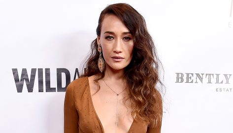 Maggie Q in Bathing Suit “Lounges”