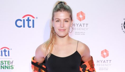 Genie Bouchard in Bathing Suit Says “Happy St. Patrick’s Day”