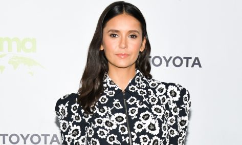 Nina Dobrev in Bathing Suit Has “No Worries”