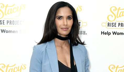 Padma Lakshmi in Bathing Suit is a “Botticelli Chick”