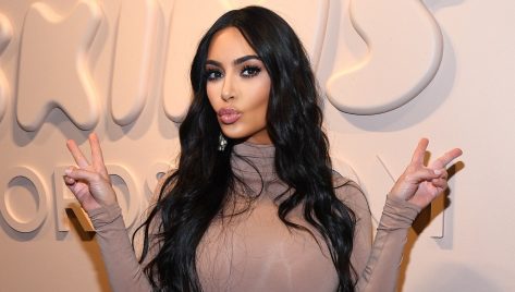 Kim Kardashian in Bathing Suit “Just Dropped SKIMS Swim”