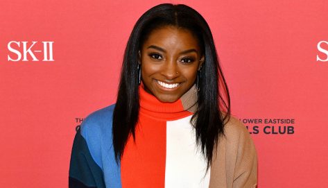 Simone Biles in Bathing Suit Says Hi From Turks and Caicos