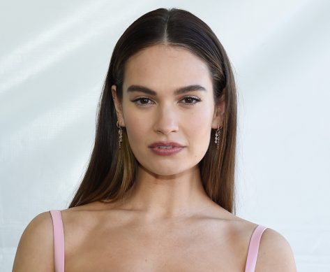 Lily James in Bathing Suit Stuns in "Tuscany"