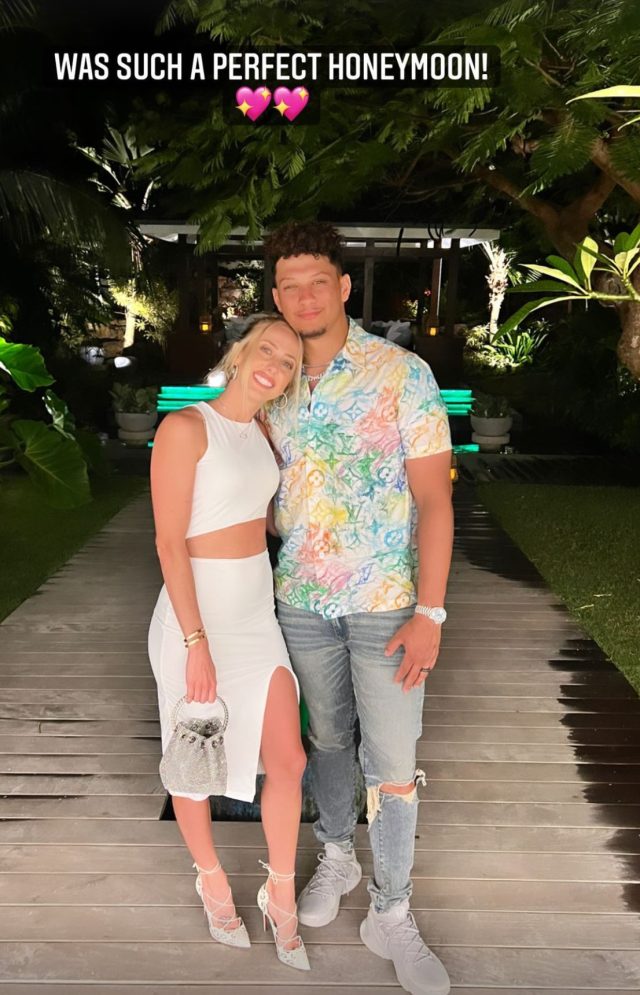 Patrick Mahomes Eats Doritos 'Every Night in Bed' Says Wife Brittany