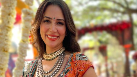 Kimi Sharma in Bathing Suit Says “Happy Anniversary”