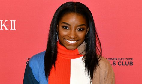 Simone Biles in Bathing Suit is "At the Pool"