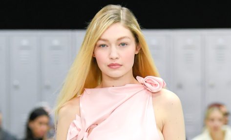 Gigi Hadid in Bathing Suit Salutes "Friendship"