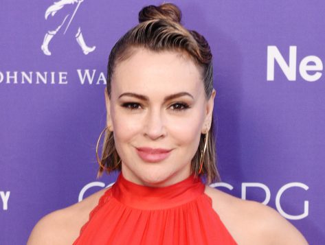 Alyssa Milano in Bathing Suit is “Wow”